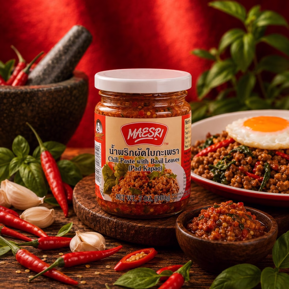 Chilli Paste With Basil Leaves (Pad Krapao)
