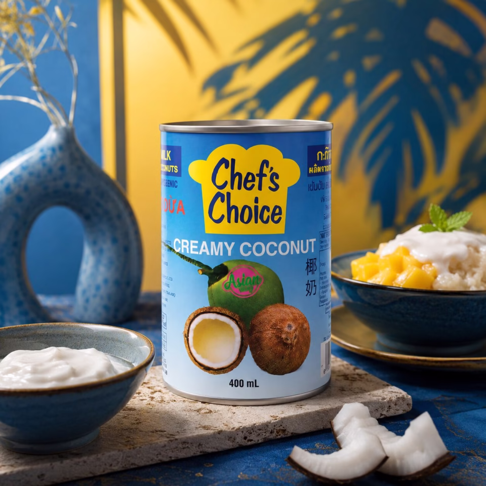 Creamy Coconut – Dessert Topping – Ready To Use